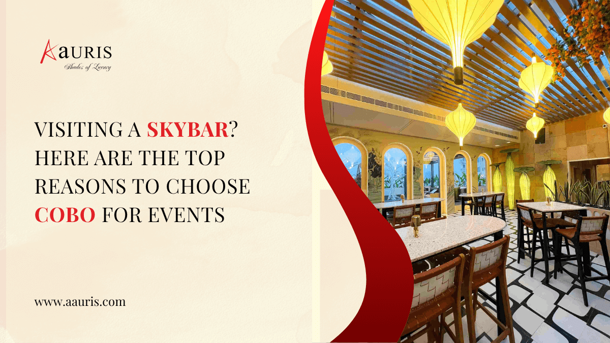 Visiting a Skybar? Here are the top reasons to choose COBO for events