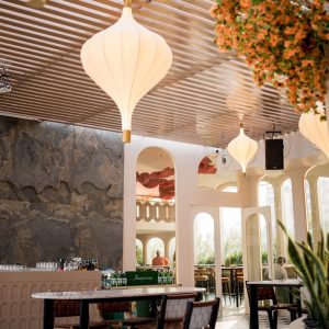 Rooftop cafe in Park Street